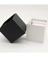 LEDlife CUBIC PRO 6W væglampe - sløjfbar, justerbar, firkantet, op/ned, inde / ude, hvid, IP65, inkl. lyskilde