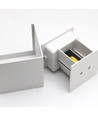 LEDlife CUBIC PRO 6W væglampe - sløjfbar, justerbar, firkantet, op/ned, inde / ude, hvid, IP65, inkl. lyskilde