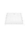 60x60 LED panel, 28W - Højde:35mm, 5000K, hvid kant