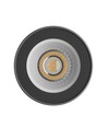 GU10 påbygningsspot - Sort, IP44, rund, loftlampe, uden lyskilde