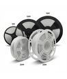 5m 230V vandtæt slim COB strip - tape på bagsiden, 9W/m, IP67, 296 LED/m, op til 50m