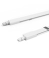 120cm 36W slim armatur gennemfortrådet - RA93, 120lm/W, IP65