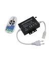 230V trådløs dæmper - Inkl. endeprop, til 230V (Slim COB), memory funktion, max 80 m
