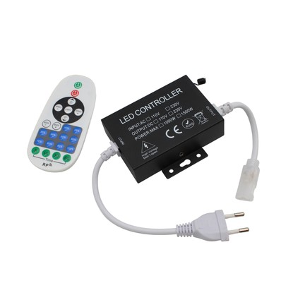 230V WiFi Smart Home dæmper - Inkl. endeprop, til 230V (Slim COB), memory funktion, max 50 m