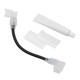 15 cm vandtæt mellemstykke til 230V LED strip (Slim COB) - Perfekt til hjørner, 230V