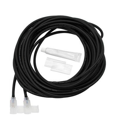 6 m vandtæt mellemstykke til 230V LED strip (Slim COB) - Inkl. endeprop, 230V
