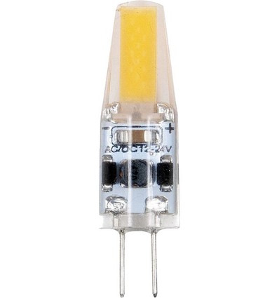 G4 1,5W LED pære, 12V - 160lm, dæmpbar, COB, varm hvid