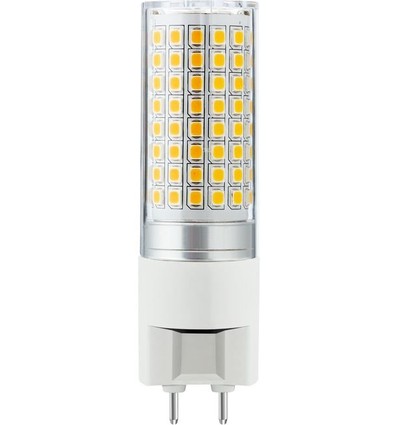 G12 11cm / 18W dæmpbar LED pære - 2000lm, 3000K, klart glas