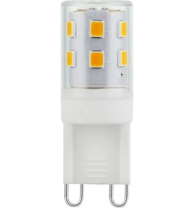 G9 2,5W dæmpbar LED pære - 4,2cm, 200lm, klar glas, 2700K