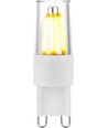 G9 2W dæmpbar LED pære - Filament, 5,2cm, 2700K, klart glas