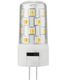 G4 3W LED pære, 12V - 4,6cm, CCT, dæmpbar, RA90, klar glas
