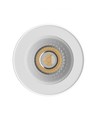 GU10 påbygningsspot - Hvid, IP44, rund, loftlampe, uden lyskilde