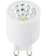G9 3W LED reflektorpære - 24°, 240lm, klar glas, 2700K