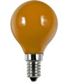 E14 1W LED kronepære - G45, Orange, Party Colour Premium