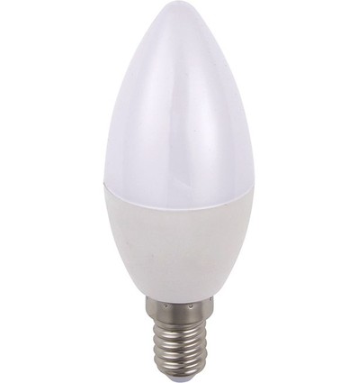E14 5W dæmpbar LED kertepære - C35, 470lm, opal glas, 2700K