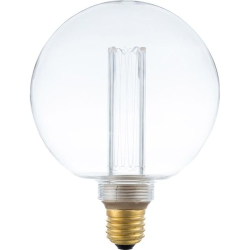 E27 3,5W dæmpbar LED pære - G125, Vintage Globe, 2000K, klart glas