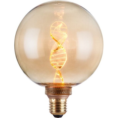 E27 3,5W dæmpbar LED Vintage DNA Globe G125 - 110lm, 1800K, guld glas