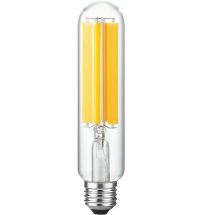 E27 21W LED HID Fila pære - 3600lm, 17cm, klar glas, 2700K