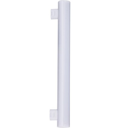 7W LED S14s T30 rørpære - 470lm, 2700K, opal glas