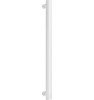 7W LED S14s T30 rørpære - 640lm, 2700K, opal glas