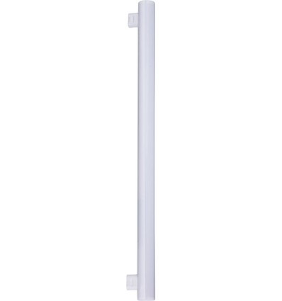 8W S14s LED rør, 4000K - 880lm, T30, Opal glas