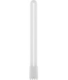 18W LED PLL 2G11 rør, 41cm - 2200lm, 4-pin, opal glas, 3000K