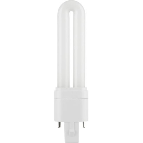 G23 3W G23-SMART3 LED pære - 13,4 cm, Direkte/Ballast kompatibel, 6500K, opal glas