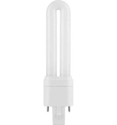 G23 3W G23-SMART3 LED pære - 13,4 cm, Direkte/Ballast kompatibel, 6500K, opal glas
