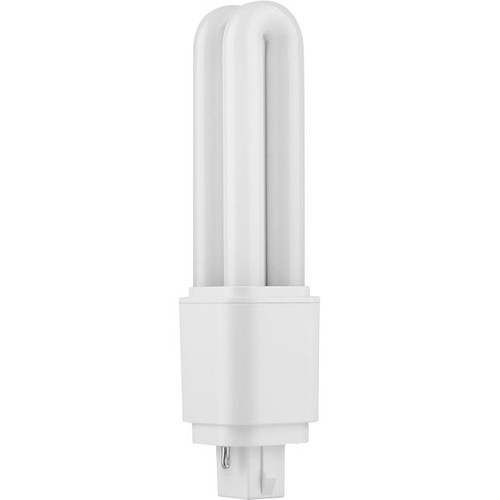 14,3cm / 6W G24d-2 LED pære - Direkte/Ballast kompatibel, 880lm, opal glas