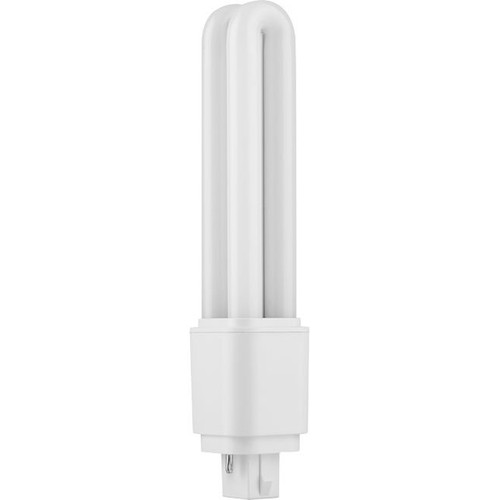16,8cm / 9W G24d-2 LED pære - 1360lm, Direkte/Ballast kompatibel, 4000K, Opal glas