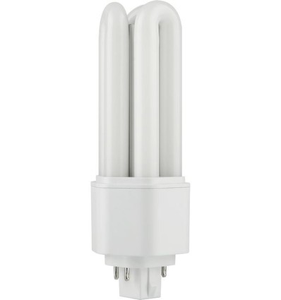 14cm / 10W GX24q LED pære - 1450lm, 4-pin, opal glas, 6500K