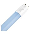 121,2cm / 18W T8 LED rør - Blå, Direkte/Ballast kompatibel, Glas