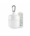 Genopladelig LED lampe RGBW - Magnetisk & USB-C, Inkl. Fjernbetjening & Karabinhage