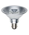 BA15d AR70 9W LED pære, 12V - 450lm, 24°, dæmpbar, varm hvid