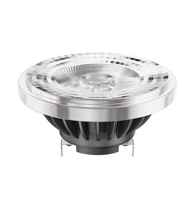 G53 AR111 12W LED pære, 12V - 1010lm, 24°, dæmpbar, 3000K
