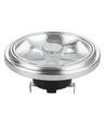 G53 AR111 12W LED pære, 12V - 10°, dæmpbar, 2700K, grå, AC/DC