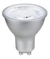 GU10 6W dæmpbar LED pære - 620lm, 2700K, 40°, sølv finish