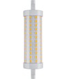 R7S 118mm / 14W dæmpbar LED pære - 2000lm, 3000K, klart glas
