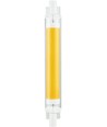R7S 118mm / 9W dæmpbar LED pære - 1055lm, COB, keramisk, 3000K