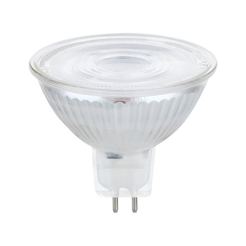 GU5.3 3,4W LED pære, 12V - 410lm, MR16, 36°, glas, varm hvid