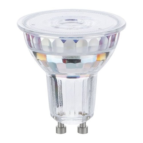 GU10 4,9W dæmpbar LED pære - 520lm, 36°, 2700K, glas
