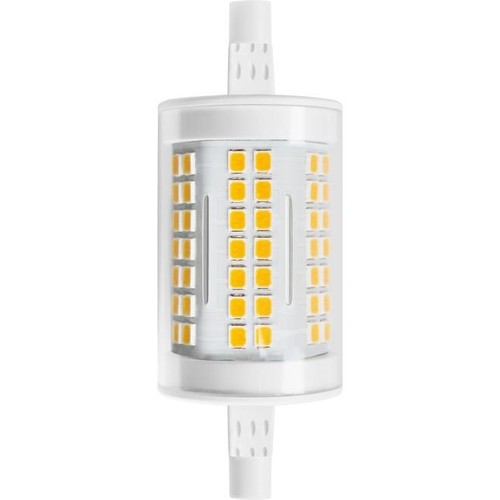 R7S 78mm / 11W LED pære - 1600lm, 3000K, klar glas, keramik