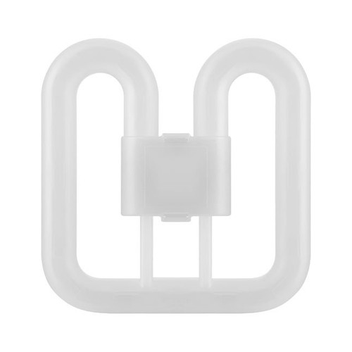 8W GR10q LED pære - 2D Sommerfuglerør, 4-pin, 960lm, glas, 3500K