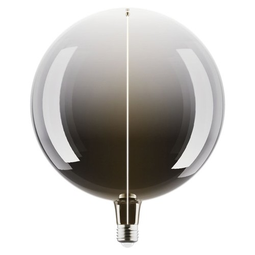 E27 4,8W dæmpbar LED pære - G200, Filament Flex Magnetic, 1800K, røgfarvet glas
