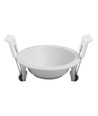Deep-Deco hvid aluminium downlight ring - Til indbygningsspot, rund