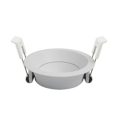 Deep-Deco indbygningsring - Hvid, aluminium, justerbar, uden lyskilde