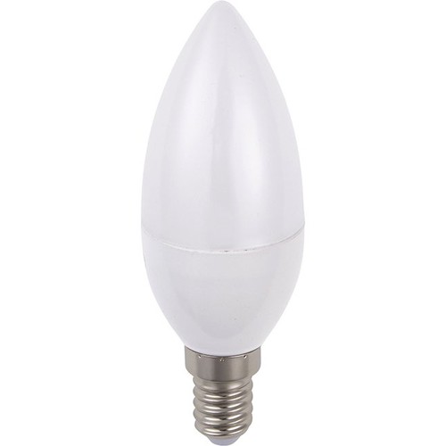 E14 3W LED kertepære - C37, opal glas, 3000K, 270lm