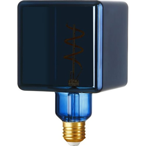 E27 4W dæmpbar LED pære - Ice Cube C95, Metallic Blue, 20lm, 3000K