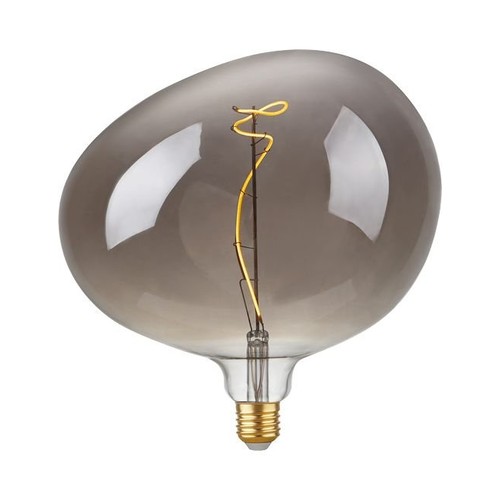 E27 4W dæmpbar LED filament pære - G220, Flex Snoopy, Smoke, 2200K, 130lm