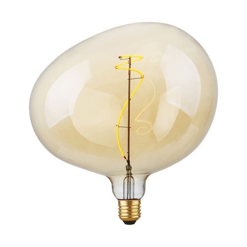 E27 4W Filament Flex Snoopy G220 - 240lm, 2200K, guld glas, dæmpbar